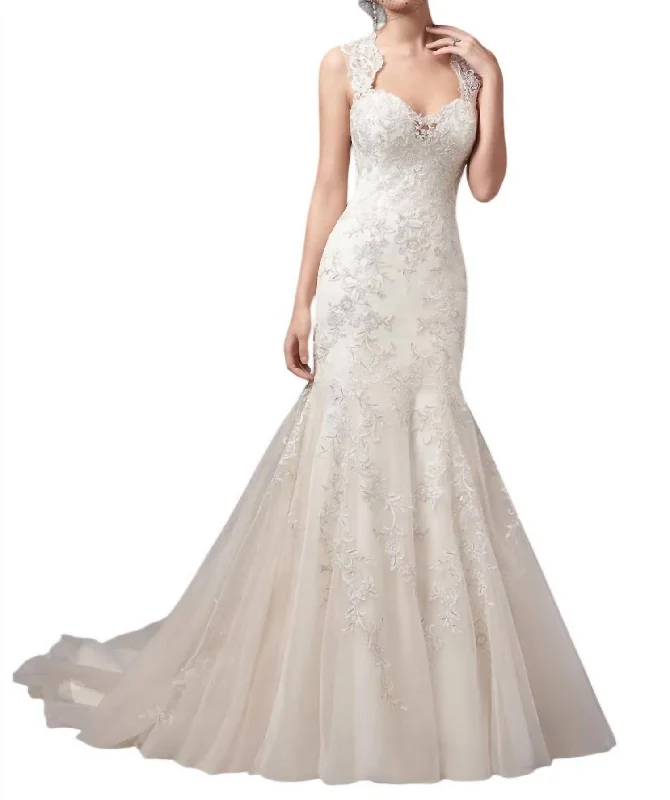 Stylish Women's Garments Limited - Stock Bronson Wedding Dress In Light Champagne/ivory