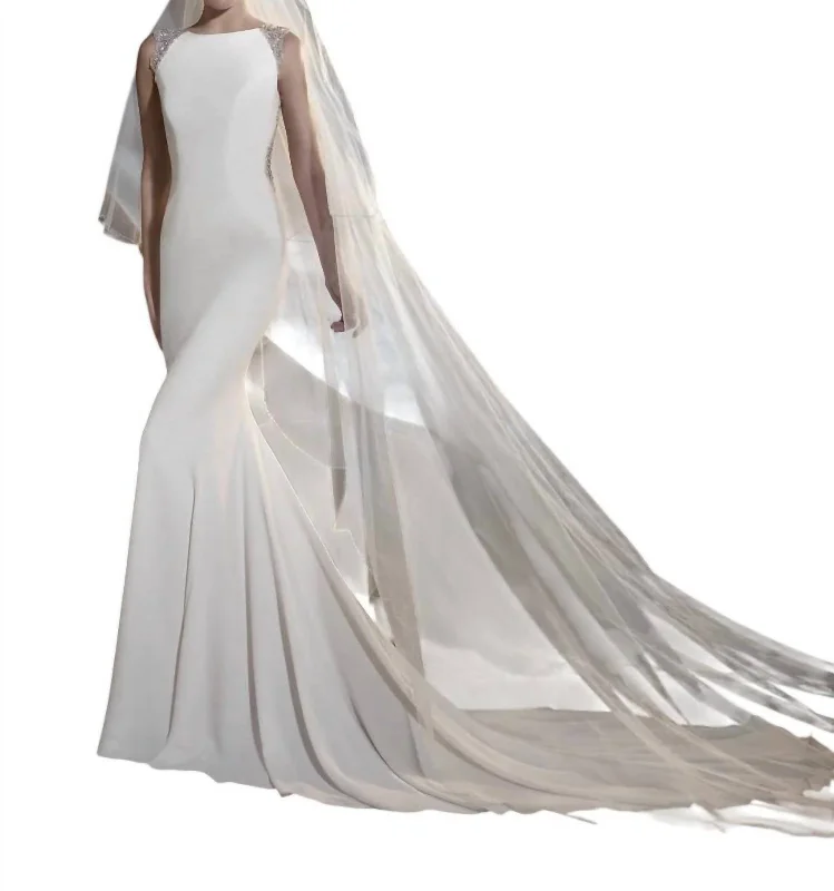 Affordable Women's Garments Save on Classic Elegant Styles Orsola Wedding Dress In Off- White