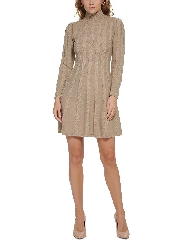 Classic Women's Clothing Styles Now on Sale for Chic Urban Styles Womens Knit Long Sleeves Sweaterdress