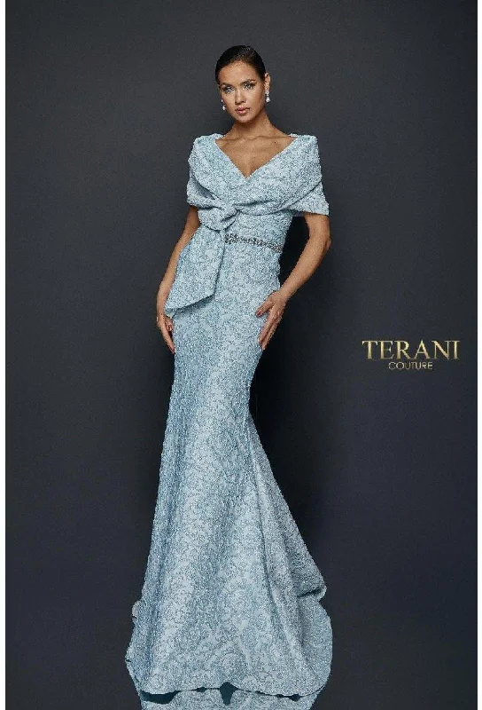 Fashion-Forward Women's Clothing Y2K Nostalgic Fashion Look Terani Couture 1921M0726 Long Mother Of The Bride Gown