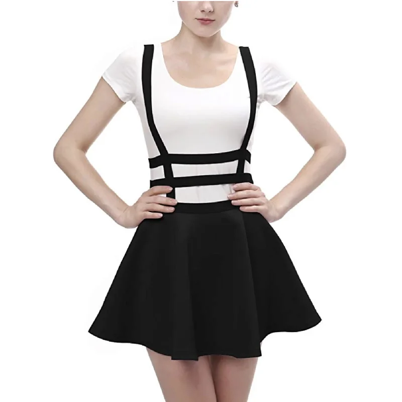 Women's Comfortable Lounge Outfit Parisian Effortless Chic Style Suspender Cut-Out Dress