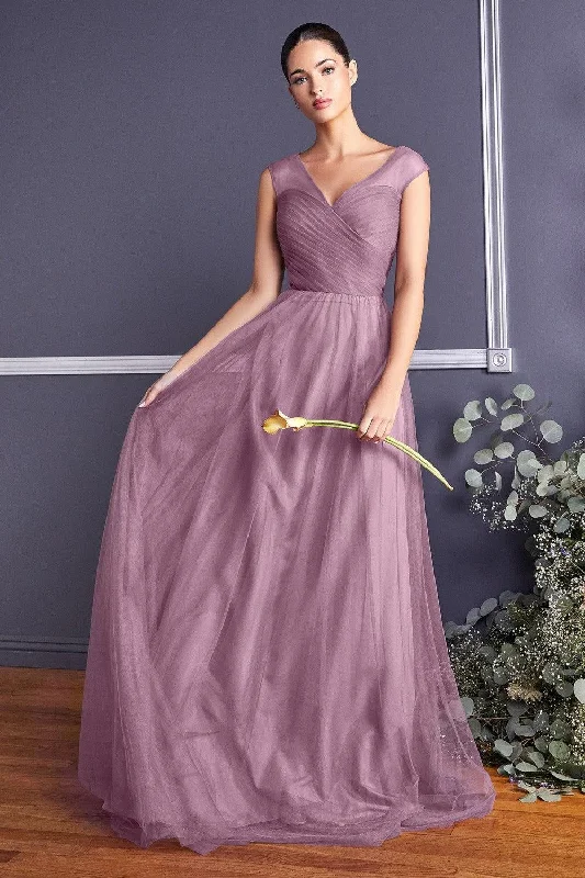 Comfortable Women's Clothing Everyday Glamour Cinderella Divine ET320 Long Plus Size Formal Dress Bridesmaid Gown