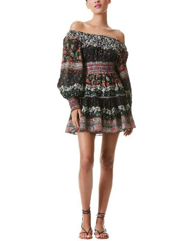 Women's Comfortable Lounge Attire Today Only alice + olivia Clementina Tiered Mini Dress