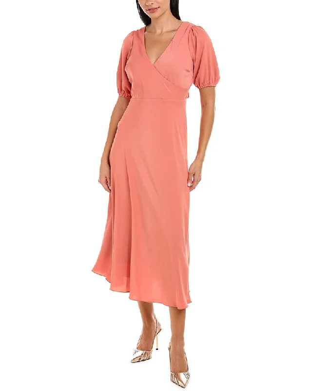 Women's Athletic Garments Save on Classic Elegant Styles Laundry by Shelli Balloon Sleeve Maxi Dress