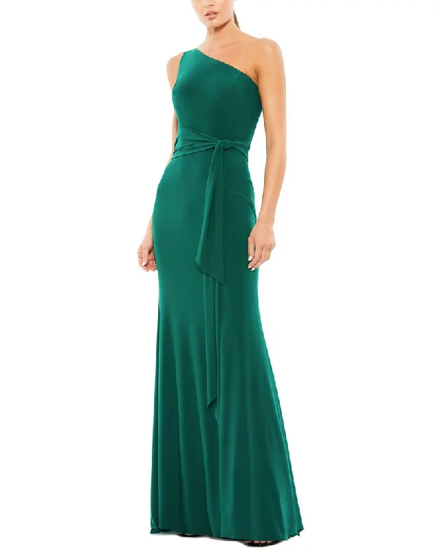 Casual Chic Clothing For Women Dreamy Draping Mac Duggal A-Line Gown