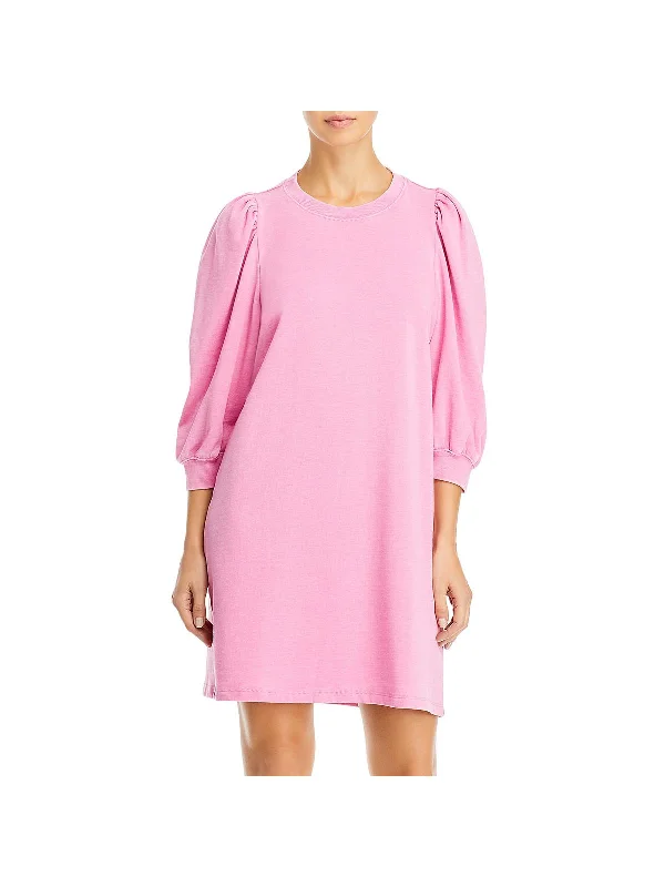 Women's Clothing Sets Lightweight Fabric Mariposa Womens Casual Mini Sweatshirt Dress