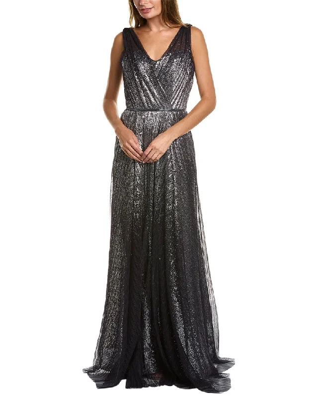 Women's High-End Clothing Feminine Flow Rene Ruiz Column Gown