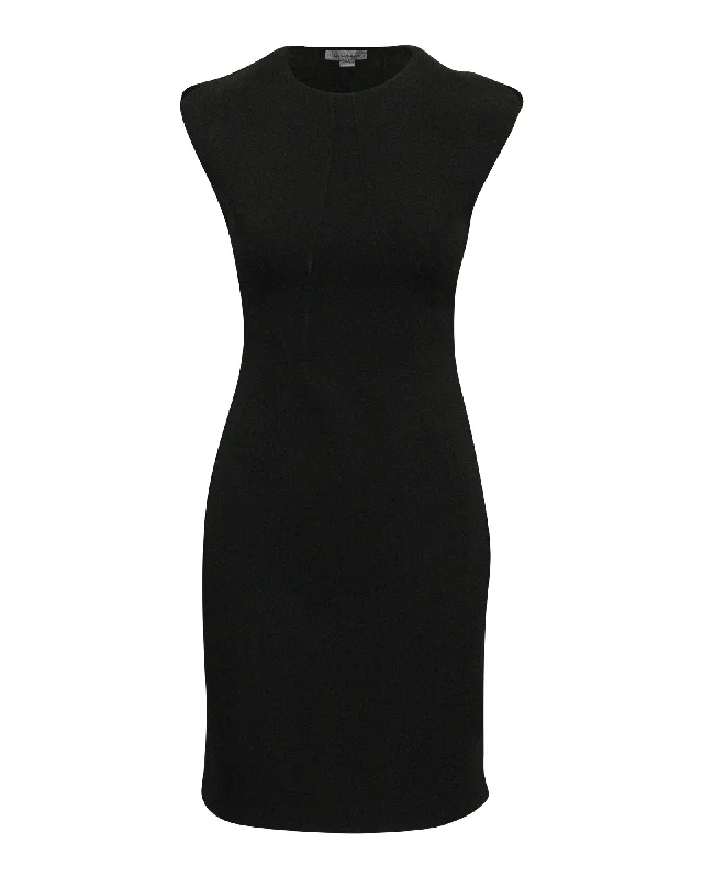 Women's Luxury Attire Coastal Beach - Inspired Style Alexander Wang Bodycon Dress in Black Polyester