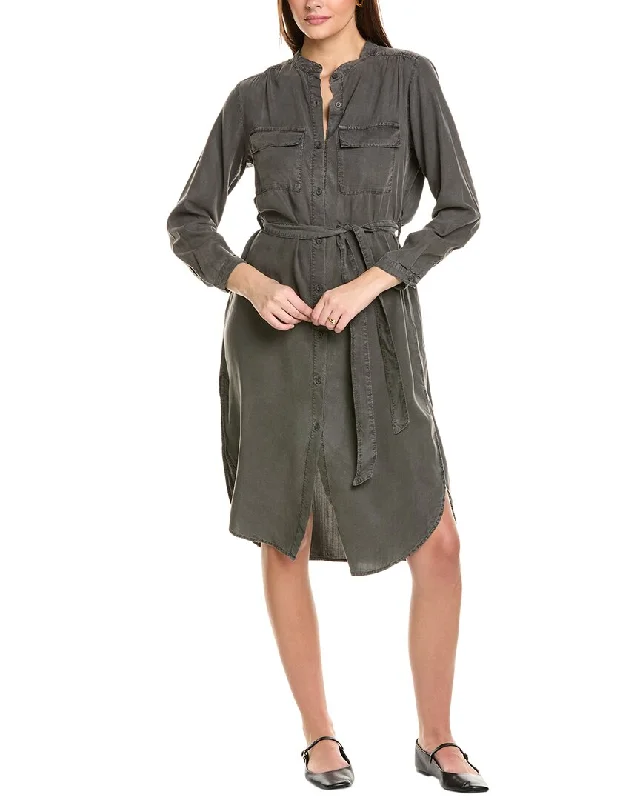 Women's Plus-Size Outfit Charming Silhouette Bella Dahl Pocket Shirt Dress