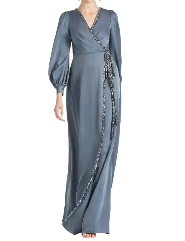 Women's Clothes And Garments Chic Allure Dorthea Gown In Grey