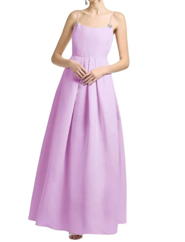 Women's Outerwear Garments Effortless Comfort Gwen Gown In Lilac