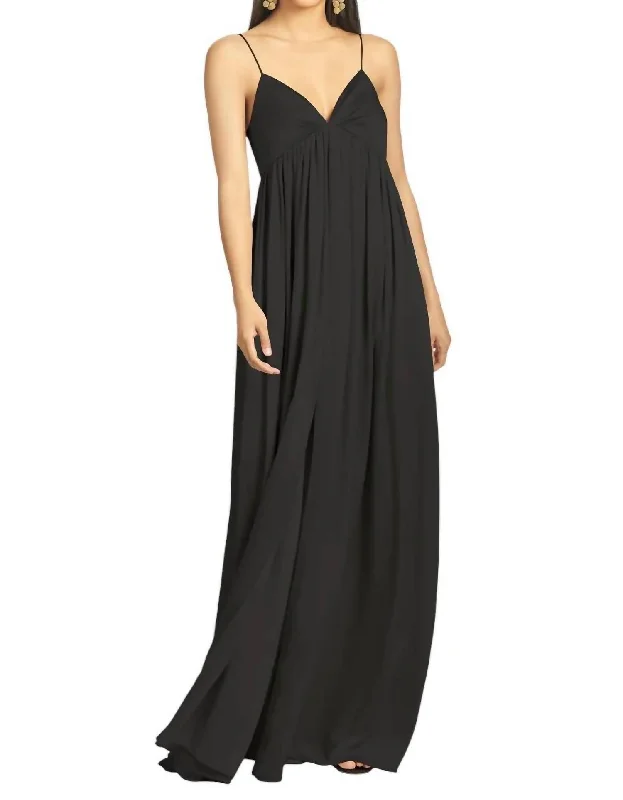 Women's High-Fashion Attire Mid - Season Sale Jessica Gown In Black