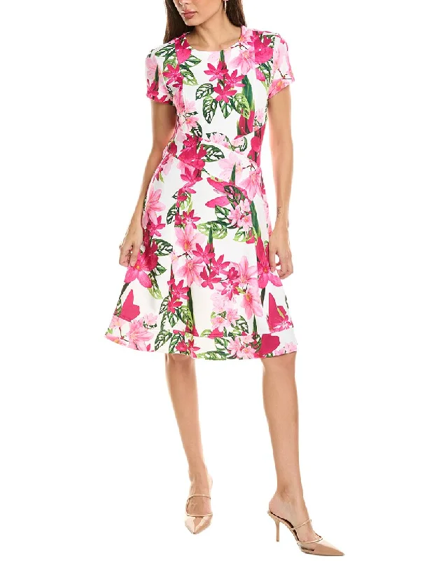 Women's Chic Outfit Big Savings on Minimalist Office Styles Joseph Ribkoff Floral A-Line Dress