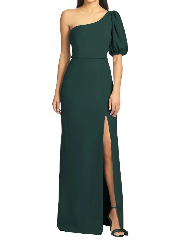 Women's Travel Attire Rustic Countryside Charm Look Nadia Gown In Emerald