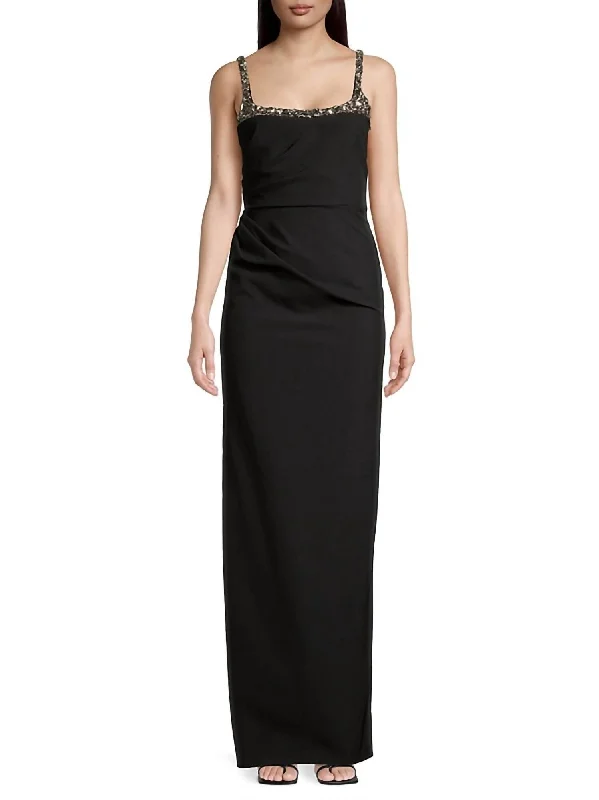 Affordable Women's Attire Feminine Soft - Hued Look Sam Gown In Black