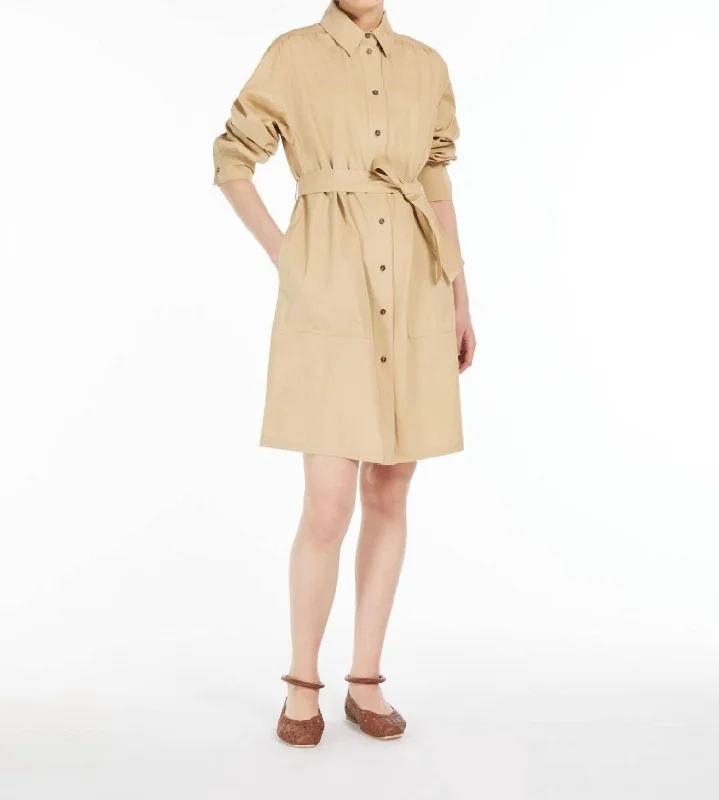 Casual Chic Women's Clothes Weekend Special Weekend Virgus Poplin Shirt Dress In Colonial